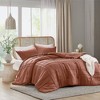 510 Design Full Porter Soft Washed Pleated Comforter Set Clay Pink - image 4 of 4