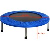 Gulches 40-Inch Adult and Children's Fitness Trampoline with Adjustable U-Handle Jump Rebounder - 3 of 3