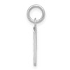 Black Bow Jewelry Sterling Silver, Varsity Collection, Small D/C Pendant, Number 9 - 2 of 4