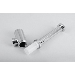 KubeBath KubeBath Space Saving P-Trap in Chrome Finish - 1 of 4