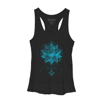Women's Design By Humans Map to Nowhere By Collisiontheory Racerback Tank Top
