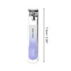 Unique Bargains Portable Gradient Large Nail Clippers Toenail Clippers Purple 1 Pc - 4 of 4