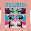 Girls' - Disney Villains - Villains Stacked Fitted Short Sleeve Graphic T-Shirt - 2 of 4