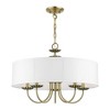 Livex Lighting Brookdale 5 - Light Pendant in  Antique Brass - 4 of 4