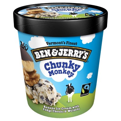 Ben & Jerry's Chunky Monkey Ice Cream - 16oz
