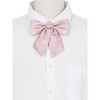 INSPIRE CHIC Women's Metallic Shiny Pre-tied Adjustable Strap Bow Ties - 4 of 4
