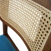 Sevobal Dining Chairs Mid-Century Modern Dining Chairs Set of 2 with Rattan Backrest for Kitchen Living Room, Brown, 18.3"*32.3"*21.5" - 4 of 4