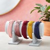 Juvale Velvet Headband Holder and Organizer Stand for Girls and Women - Storage Rack and Display for Hair Accessories (Gray) - 2 of 4