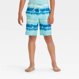 Boys' Tie-Dye Design Swim Shorts - art class™ - 1 of 3