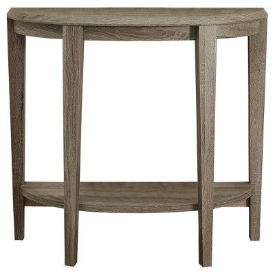 Accent Table - Half Moon Shape - Dark Taupe - EveryRoom