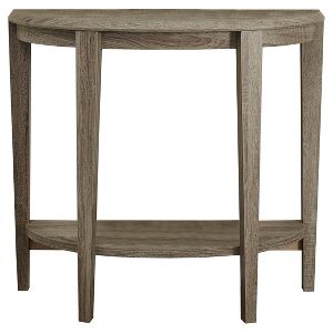 Accent Table Half Moon Shape Dark Taupe Everyroom Target