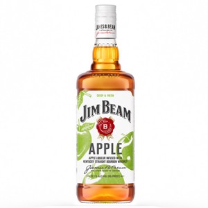 Jim Beam Apple Bourbon Whiskey - 1L Bottle - 1 of 4