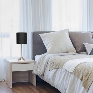 Tapered Desk Lamp with Fabric Drum Shade - Simple Designs - 1 of 4