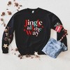 Simply Sage Market Women's Graphic Sweatshirt Jingle All The Way Colorful Stars - 2 of 3