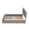 YOOCOZZ Queen Size Upholstered Platform Bed with 2 Storage Drawers and Twin XL Trundle - 4 of 4