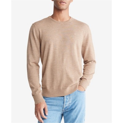 Calvin Klein Mens Extra Fine Merino Wool Blend Pullover Sweater