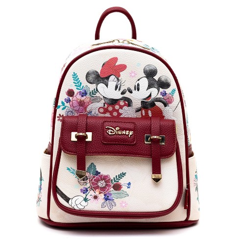 Mickey And Minnie Mouse Wondapop 11 Vegan Leather Fashion Mini Backpack Target