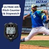Ultrak 435 Pitch Counter & Pitch Speed with 10 Memory Stopwatch - Black - 2 of 2