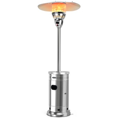 Costway 48,000 Btu Patio Propane Heater Stainless Steel W Table 