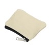 Unique Bargains Canvas Portable Change Coin Purse Pouch with Zipper 3 Pcs - 4 of 4