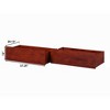 AFI Furnishings Urban Bed Drawers Twin-Full Walnut - 2 of 4