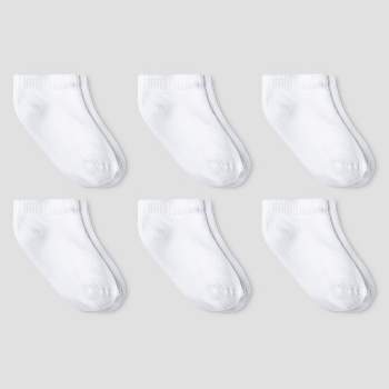 Baby Athletic 6pk Low Cut Socks - Cat & Jack™ White