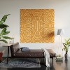 Little Dean Yellow mustard boho stripe Wood Wall Mural - Society6 - 2 of 2