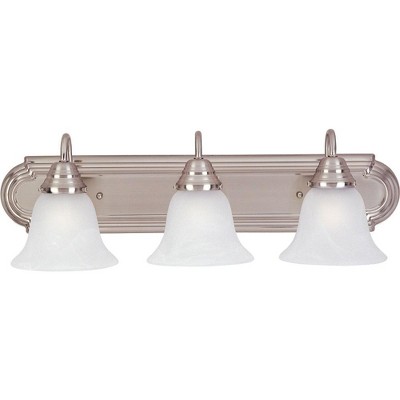 Maxim Lighting Essentials - 801x 3 - Light Vanity in  Satin Nickel