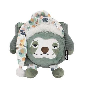 TriAction Toys Les Delingos Corduroy Backpack Plush | Chillos the Sloth