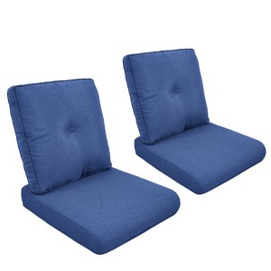 Buenhomino Outdoor Seat Cushion Set 25 x 22 x 4 Inch,Waterproof & Fade Resistant Outdoor Chair Cushions,Deep Seat Cushion with Removable Cover - 1 of 4