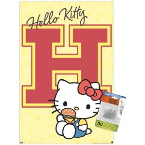 Trends International Hello Kitty and Friends: 24 College Letter - Hello Kitty Unframed Wall Poster Prints - 1 of 4