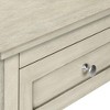 ACEPANO 19 in. W Engineered Solid Wood Side Table with 1 Drawer-Antique White - 3 of 4