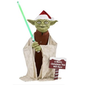 Star Wars 3.5FT Animated Animatronic LED Yoda Seasonal Halloween Christmas - 1 of 3