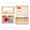 Unique Bargains 3 Layers PU Leather Sequins Jewelry Box with Drawers and Mirror - 4 of 4