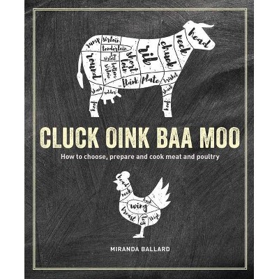 Cluck, Oink, Baa, Moo - by  Miranda Ballard (Hardcover)