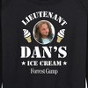 Women's - Forrest Gump - Lieutenant Dan's Ice Cream Lightweight French Terry Wide Neck Long Sleeve Shirt - 2 of 4