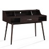 Study Table For Students Wooden Writing Desk With Drawers Modern Home Office Desk-The Pop Home - 3 of 4