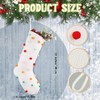 4 Pack Bobo Stocking 19 Inches Colorful Knit Holiday Decor Family Party Gifts Large Stocking - 2 of 4