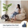 Folding Sofa Bed, Convertible Sleeper Chair with Pillow Foldable Mattress with Back Support, Portable Fold Out Chair Bed Comfy Floor Sofa Lounge - 3 of 4