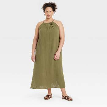 Women's Scoop Back Maxi Shift Dress - Universal Thread™
