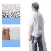 Unique Bargains Disposable Rain Ponchos Waterproof Ponchos Lightweight for Men Women with Hood and Sleeves 5 Pcs - 3 of 4