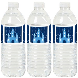 Big Dot of Happiness Fairy Tale Fantasy - Royal Prince and Princess Party Water Bottle Sticker Labels - Set of 20 - 1 of 4