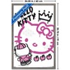 Trends International Hello Kitty: 2016 Graffiti - Street Art Crown Framed Wall Poster Prints - 3 of 4