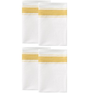 Unique Bargains Linen Cotton Absorbent Hotels Restaurants Kitchen Towels - 1 of 4