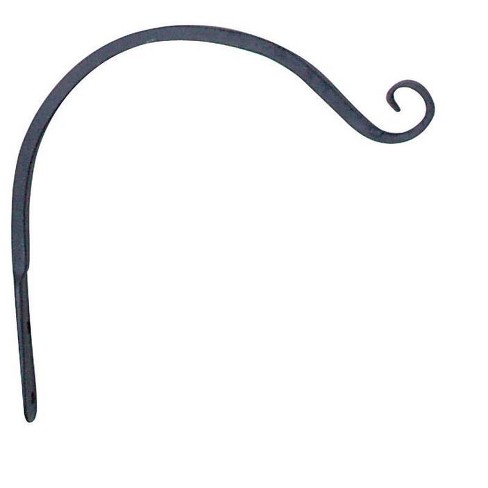 Panacea Black Wrought Iron 8-1/4 In. H Curved Forged Plant Hook 1 Pk ...