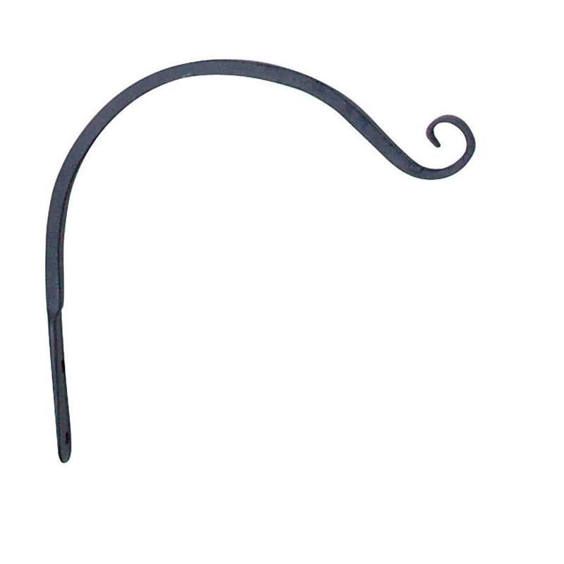 Panacea Black Wrought Iron 8-1/4 in. H Curved Forged Plant Hook 1 pk, 1 of 2