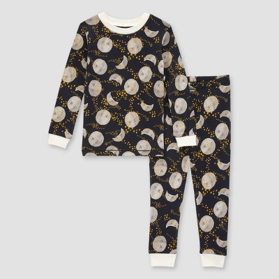 Burt's Bees Baby® Toddler 2pc Organic Cotton Tight Fit Pajama Set - Black 3T