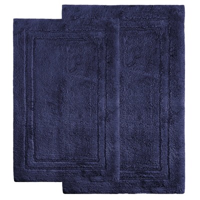 Plush Washable Highly-absorbent Non-slip Latex Backing 2 Piece Kitchen Rug  Set, 24'x36, Grey - Blue Nile Mills : Target