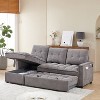 VASIP 78.75" Reclining Sectional Sofa Bed with USB/Tape-C ChargingPorts, Side Storage and Organizer Pockets, L-Shape  for Living Room,Apartment - 4 of 4