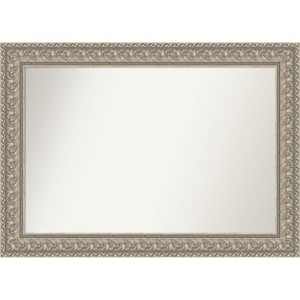Amanti Art Sydney Silver Non-Beveled Framed Bathroom Vanity Wall Mirror - 1 of 4